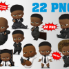 African Boss Baby png clipart, birthday party decoration