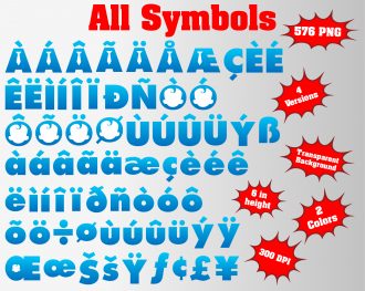 Boss Baby font alphabet