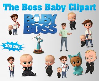 Boss Baby png clipart, birthday party decoration