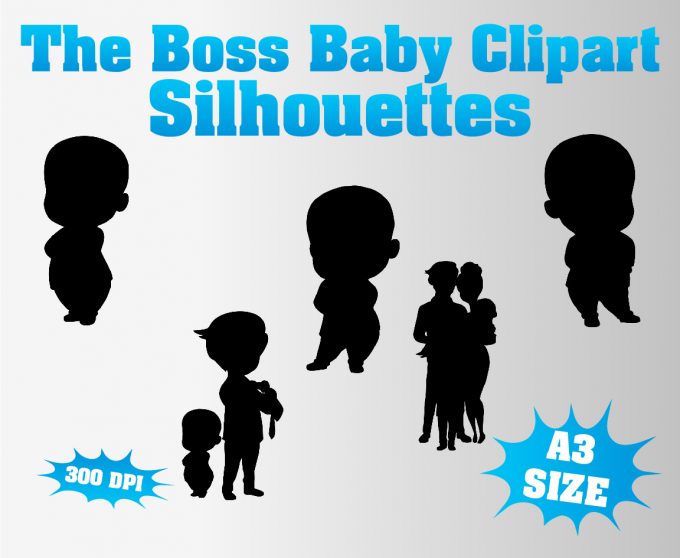 Boss Baby png clipart, birthday party decoration