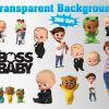 Boss Baby png clipart, birthday party decoration