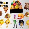 The emoji png clipart, birthday party decoration