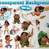 Moana png clipart, birthday party decoration