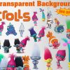 Trolls png clipart, birthday party decoration