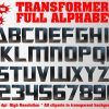 Transformers png Alphabet, Numbers and Symbols
