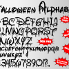 Disney Halloween png Alphabet, Numbers and Symbols