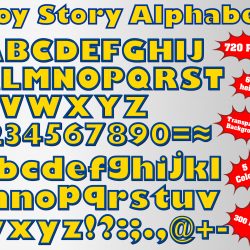 toy story png Alphabet, Numbers and Symbols