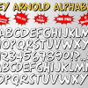 Hey Arnold png Alphabet, Numbers and Symbols