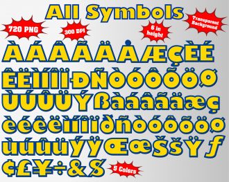 toy story png Alphabet, Numbers and Symbols