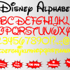 Disney png Alphabet, Numbers and Symbols