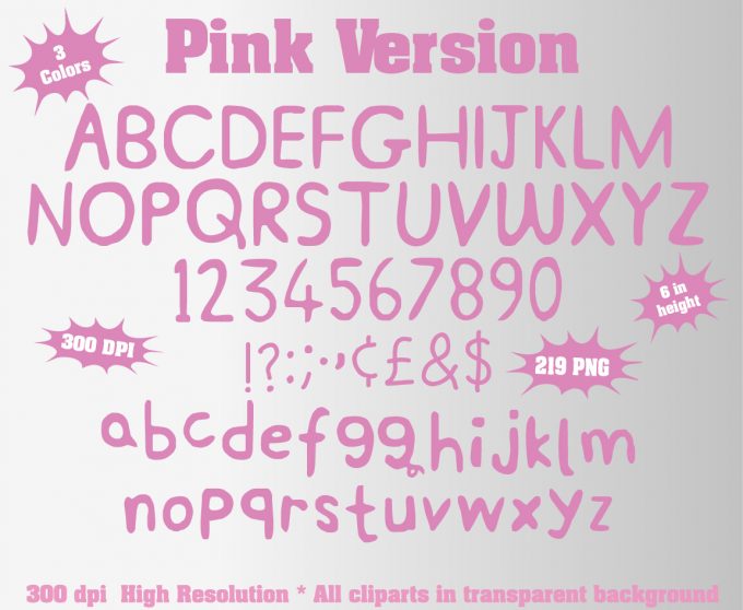 Peppa Pig png Alphabet, Numbers and Symbols
