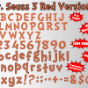 Dr. Seuss font alphabet