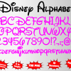 Disney png Alphabet, Numbers and Symbols