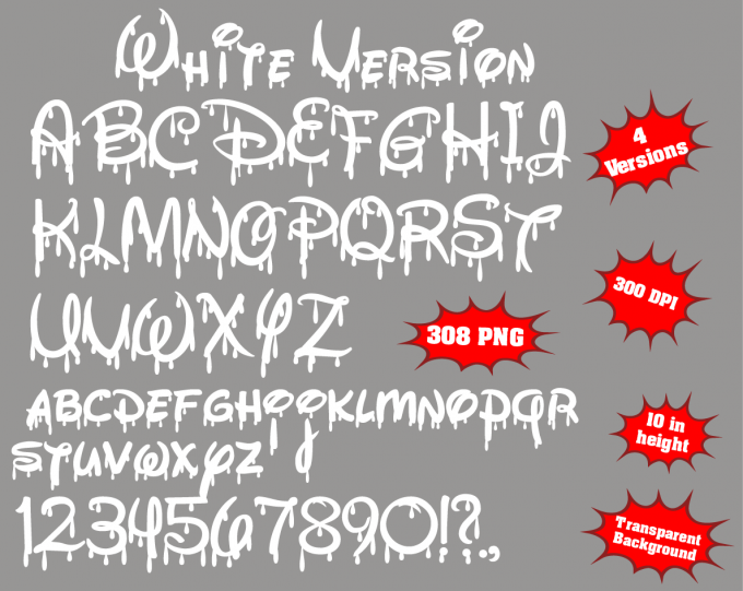 Disney Halloween png Alphabet, Numbers and Symbols