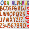 Dora The Explorer png Alphabet, Numbers and Symbols