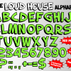 The Loud House png Alphabet, Numbers and Symbols