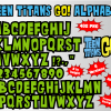 teen titans go! png Alphabet, Numbers and Symbols
