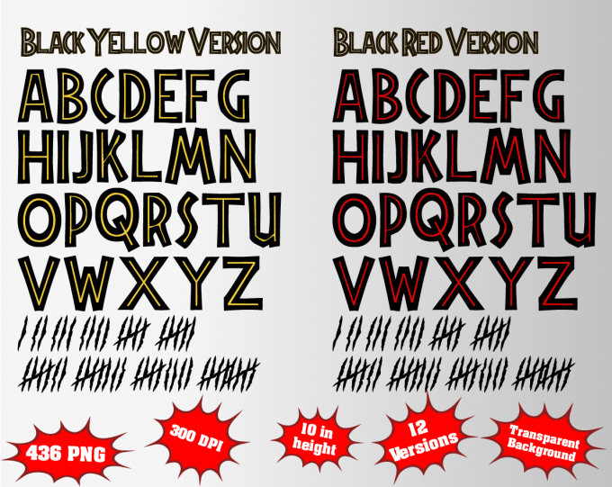 Jurassic Park font alphabet