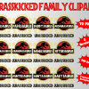 Jurasskicked Family png clipart, birthday party decoration