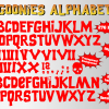 The Goonies png Alphabet, Numbers and Symbols