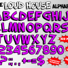 The Loud House png Alphabet, Numbers and Symbols