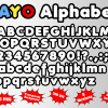 tayo png Alphabet, Numbers and Symbols