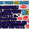 teen titans go! png Alphabet, Numbers and Symbols
