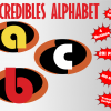 The Incredibles png Alphabet, Numbers and Symbols
