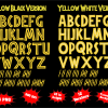 Jurassic Park font alphabet