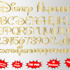 Disney png Alphabet, Numbers and Symbols