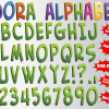 Dora The Explorer png Alphabet, Numbers and Symbols