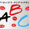 Friends font alphabet