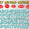 Hey Arnold png Alphabet, Numbers and Symbols