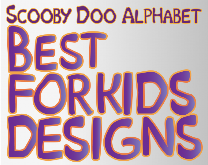 Scooby Doo png Alphabet, Numbers and Symbols