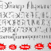 Disney png Alphabet, Numbers and Symbols