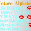 Totoro png Alphabet, Numbers and Symbols