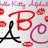 hello kitty font alphabet