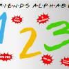Friends font alphabet