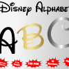 Disney png Alphabet, Numbers and Symbols