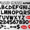 The Loud House png Alphabet, Numbers and Symbols