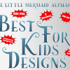 The Little Mermaid png Alphabet, Numbers and Symbols