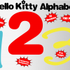 hello kitty font alphabet