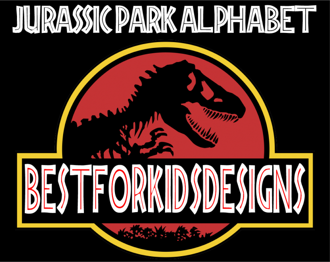 Jurassic Park font alphabet