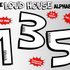 The Loud House png Alphabet, Numbers and Symbols