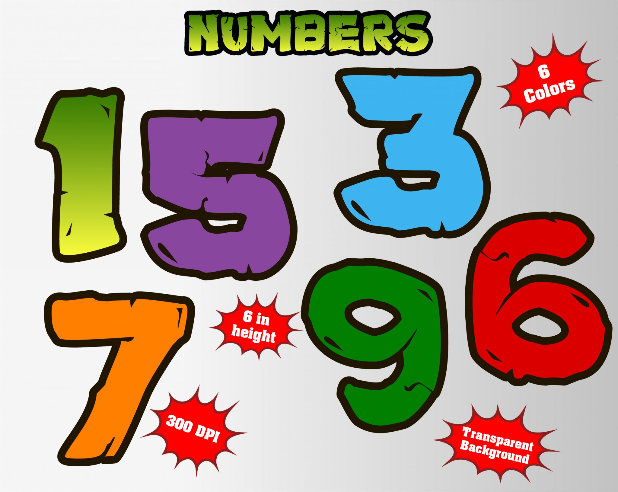 Teenage Mutant Ninja Turtles Full Alphabet, Numbers and Symbols 584