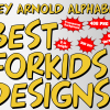 Hey Arnold png Alphabet, Numbers and Symbols