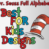 Dr. Seuss font alphabet
