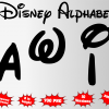Disney png Alphabet, Numbers and Symbols