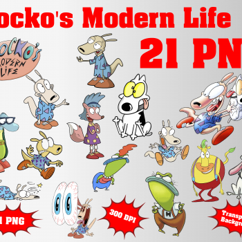 Rocko's Modern Life png clipart, birthday party decoration