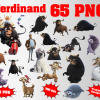 Ferdinand png clipart, birthday party decoration